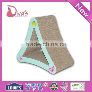Diva's Pet Toy Corrugated Paper Bed / Cardboard Cat Scratching Lounge Cat Scratcher thumbnail-5