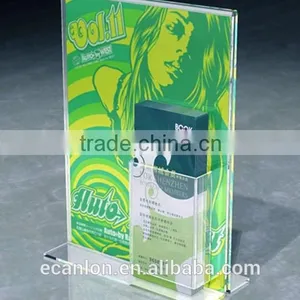Factory Directly Price for Acrylic Brochure Holder With Business Card Pocket of Shenzhen thumbnail-3