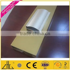 Wow!custom Triangle Aluminium Profile Factory, Industrial Aluminium Profile Enclosure, Polished Gold Aluminum Extrusion Profiles thumbnail-1
