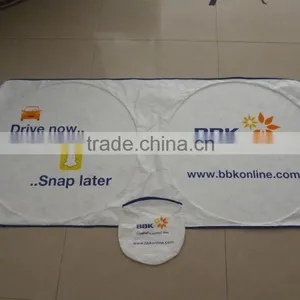 Car Front Window Sunshade/printing Customized Logo Car Sunshade/tyvek/nylon Sunshade thumbnail-1