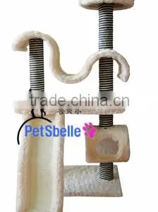 China Factory Made Plush Cat Post Scratcher thumbnail-1