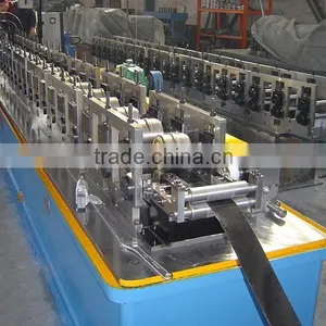 New Type Color Steel Sheet Roller Shutter Door Roll Forming Machine With Punching, Rolling Shutter Slats Roll Forming Machine thumbnail-2