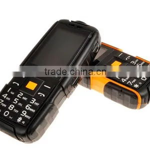 2016 NEW NO.1 A9 Mobile Phone A9 Rugged Waterproof Highlight Flashlight Strong Signal 4800mAh Power Bank Cell Phone 2.4inch thumbnail-1