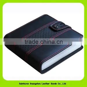 1504 Classic High Quality Wholesale Promotional Gift pu Leather cd Bag/cd Holder/cd Case thumbnail-3