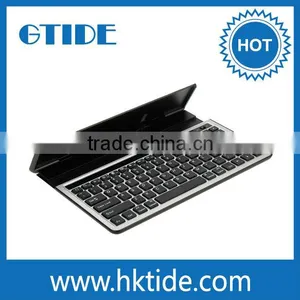 Universal Ultra Slim Flat Aluminum Wireless Bluetooth Quality Keyboard for Tablet thumbnail-1