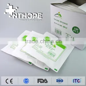 Medical Sterile Gauze Swabs 2''x2'' 3''x3'' 4''x4'' thumbnail-1