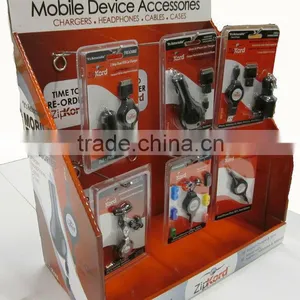 Cardboard Display Stand for Mobile Device Accessories thumbnail-1