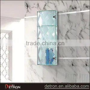 Shampoo Shelf Tempered Glass Toilet Storage Cabinet thumbnail-1