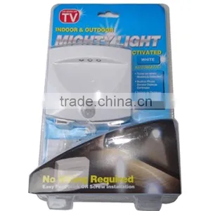 MIGHTY LIGHT As Seen On TV Indoor/Outdoor Motion Sensor Night Activated 3 LED thumbnail-1