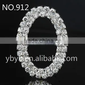 Hot ! Small Rhinestone Ribbon Button For Wedding Invitation-912 thumbnail-1