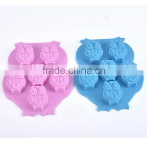 Animal Silicone Ice Cube Tray Mini Owl Shaped Ice Maker thumbnail-1