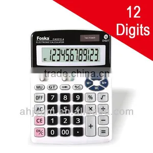 12 Digit Solar Power Office Calculator thumbnail-1