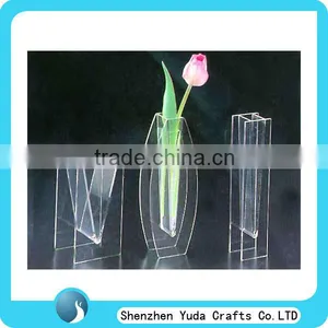 Hot Product Clear Flower Vase Made Of Acrylic Wedding Flower Vase thumbnail-1