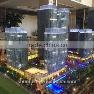 Miniature Building Scale Model With Lighting System for Exhibition/customize Miniature Model Making thumbnail-2