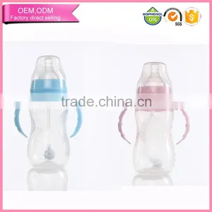 Best Selling BPA Free 8oz Baby Plastic pp Bottle With Straw and Handles thumbnail-3