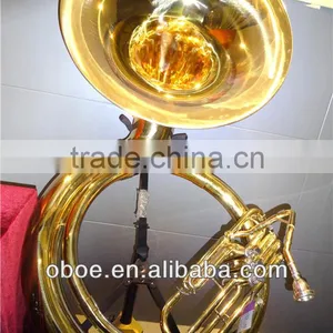 Brass Wind Instrument Gold Lacquer Bb Sousaphone--555G thumbnail-1