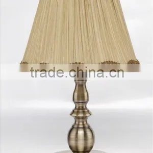 Yellow Fabric Shade Table Lamp thumbnail-1