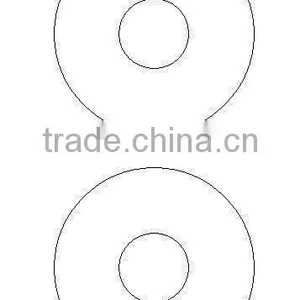 Self Adhesive Blank A4 CD/DVD Label Dia. 117mm thumbnail-1