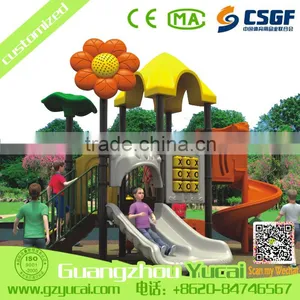 Modern Design Kids Outdoor Playground Equipment Child Plastic Slides thumbnail-1