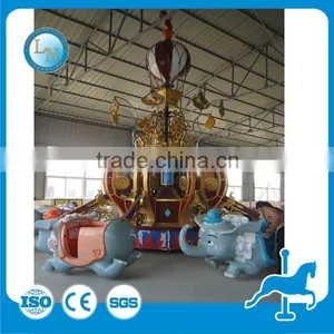 Kids Game! Amusement Park Equipment Flying Elephant Ride for Sale thumbnail-2