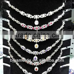 AAA CZ Stone Wedding Necklace thumbnail-1