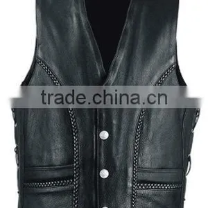 Leather Fashion Vest thumbnail-1