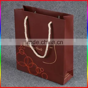 Custom Bread/cookies/muffin/cupcakes/chocolate Ptinted Paper Bag With Rope Handle thumbnail-1