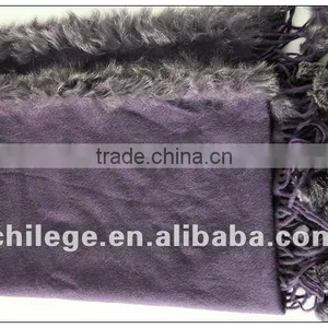 100% Wool Plain Scarf thumbnail-1