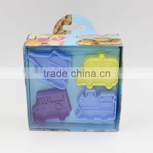 Spring Press Cookie Cutter Type Biscuit Mold Suit With Car Serious thumbnail-1