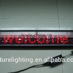 Indoor 7*80dots Pitch7.62mm Control System IR Remote & RS232 Led Dispaly for Bus Programmable Led Sign thumbnail-3