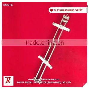 Stainless Steel Handrail Balustrade Glass Railing thumbnail-1