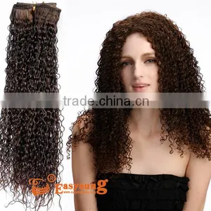Afro Curly Synthetic Braiding Hair Weft, Hair Accessories Weave for Black Women thumbnail-1