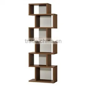 Euro Style Particle Board Bookcase Bookshelf thumbnail-1
