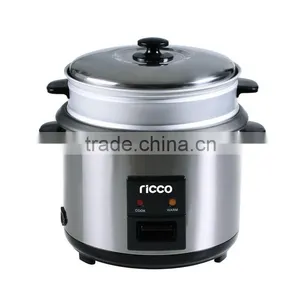 Stainless Steel Cylinder Rice Cooker 1.8L 2.2L 2.8L thumbnail-1