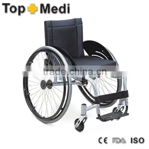 Rehabilitation Therapy Supplies Lightweight Leisure & Sport Wheelchair for Disabled People thumbnail-1