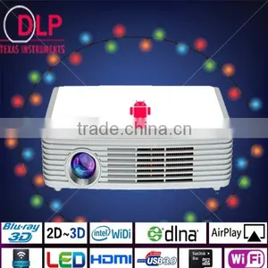 Blu-ray 3D 2205P Mini Home Theater Multimedia DLP LED Projector 1280*800 TF 2*HDMI thumbnail-1