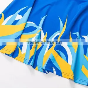 Custom Sublimation Netball Apparel Dress Shirt Bodysuit 100% Polyester thumbnail-6