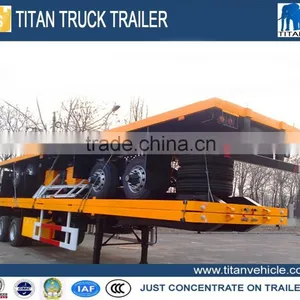 Widely Used Low Bed Trailer Truck Dimensions 40 Tons for Sale thumbnail-2