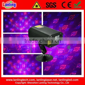 200mW RB 8 Gobos Mini Laser Light thumbnail-1