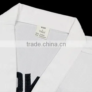 White Color Taekwondo Suit, Taekwondo Embroidery Uniform thumbnail-2