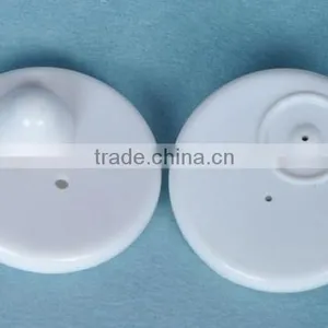 Excellent Detection Round EAS Hang Tags For Clothing 8.2 MHz RF Hard Tag thumbnail-1