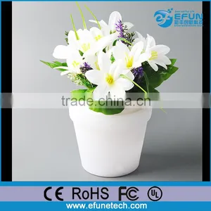 Outdoor/indoor Rechargable Rgb Color Changing Decorative Led Flower Planter thumbnail-2