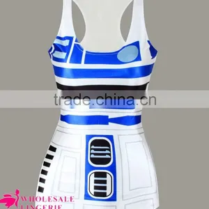 2015 New Design Ladies Tank Tops With Moive Printed thumbnail-1