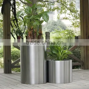 Fashion Design Stainless Steel Bonsai Container and Flowers Pots thumbnail-5