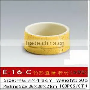 Yellow Plastic Bamboo Toothpick Jar for Hotel thumbnail-4