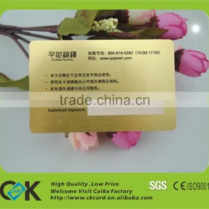 Elegant Gold Color Plastic Card Printing in Shenzhen Manufacturer thumbnail-3