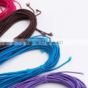 China OEM Factory 6mm Bead Elastic String Colorful Beads Core Spun Rope thumbnail-2