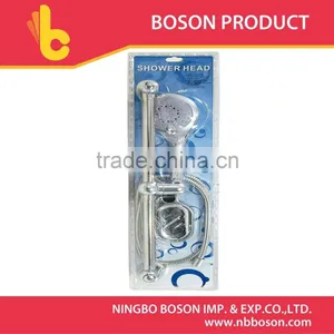 5 Functions Shower and 1.5 m Metal Hose Set thumbnail-1