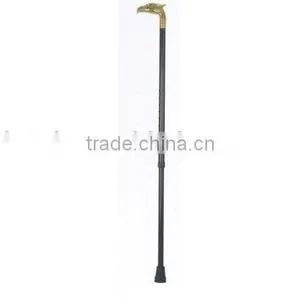 Copper Handle Wooden Walking Stick,Clamp Mechanism Trekking Pole,Trekking Pole,Nordic Walking Stick,hiking Pole thumbnail-1