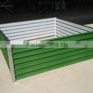 GREENHOUSE RAISED DIY GARDEN BED STEEL PLANTER BOX thumbnail-2
